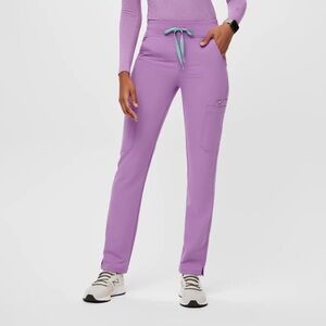 Figs Women's Lilac Dawn High Waisted Yoga Scrub Pants